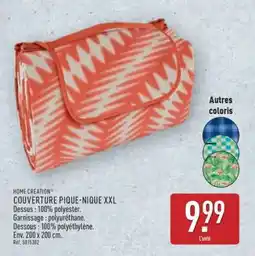 ALDI COUVERTURE PIQUE-NIQUE XXL offre