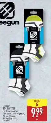 ALDI FREEGUN SOCQUETTES offre
