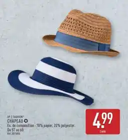 ALDI CHAPEAU offre