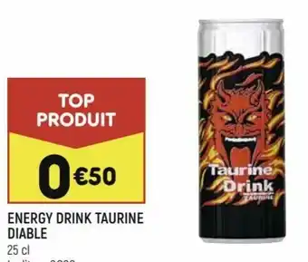 Energy drink taurine diable