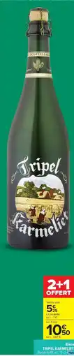Carrefour Market TRIPEL KARMELIET Bière offre