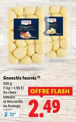 Lidl Gnocchis fourrés offre