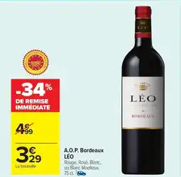 Carrefour Market LÉO A.O.P. Bordeaux offre