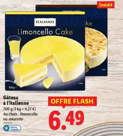Lidl Gâteau à l'italienne offre