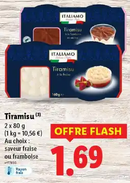 Lidl Tiramisu offre