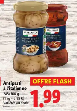Lidl Antipasti à l'italienne offre