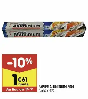 Leader Price Papier aluminium 30M offre