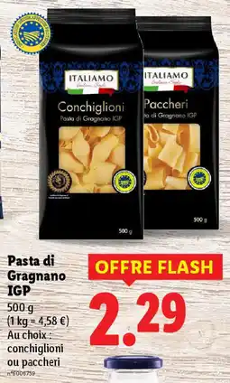 Lidl Pasta di gragnano igp offre