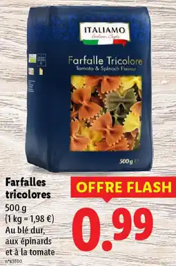 Farfalle tricolore