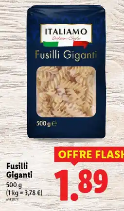 Lidl Fusilli giganti offre