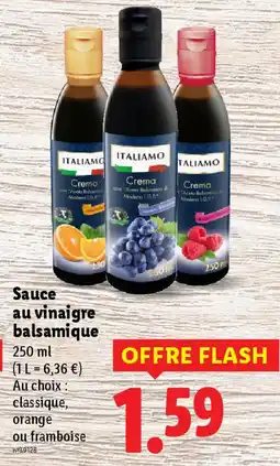 Lidl Sauce au vinaigre balsamique offre