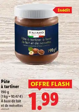 Lidl Pâte à tartiner offre