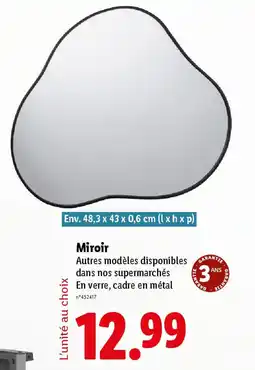 Lidl Miroir offre