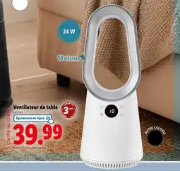 Lidl Ventilateur de table offre
