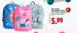 Lidl Sac à dos a bandoulière enfant offre