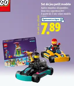 Lidl Set de jeu petit modèle offre