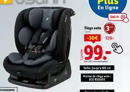 Lidl Siège auto offre