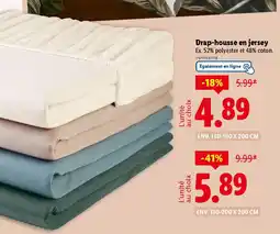 Lidl Drap-housse en jersey offre