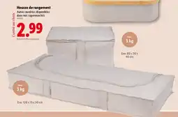 Lidl Housse de rangement offre