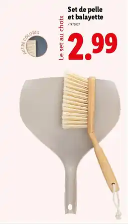 Lidl Set de pelle et balayette offre