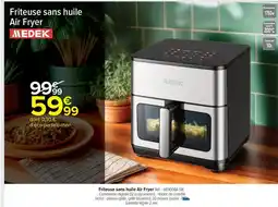 Carrefour Market MEDEK Friteuse sans huile Air Fryer offre