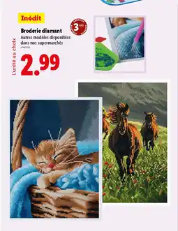 Lidl Broderie diamant offre