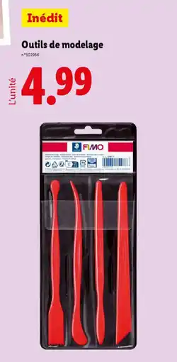Lidl Outils de modelage offre