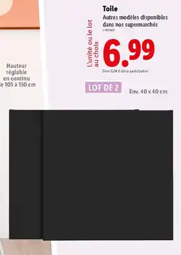 Lidl Toile offre