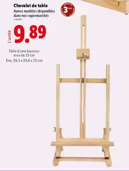 Lidl Chevalet de table offre
