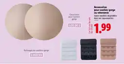 Lidl Accessoires pour soutien-gorge ou vêtements offre