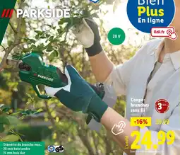 Lidl Coupe branches sans fil offre