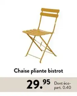 Casa Chaise pliante bistrot offre