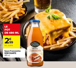 Carrefour Sauce francesinha dom duarte offre