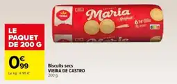 Carrefour Biscuits secs vieira de castro offre