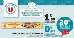 Bi1 Papier special cuisson u offre