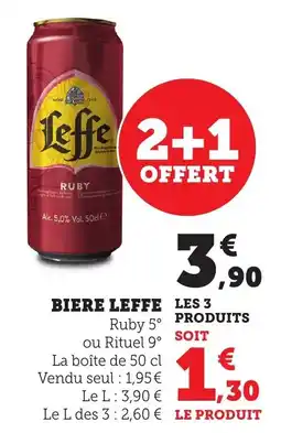 Bi1 Biere leffe offre