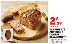 Terrinette auvergne cantal salaisons