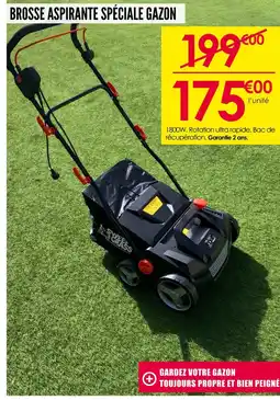 Décor Discount Sweep Grass Brosse aspirante spéciale gazon offre
