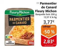 Colruyt Fleury Michon Parmentier de Canard offre