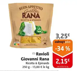 Colruyt Giovanni Rana Ravioli offre