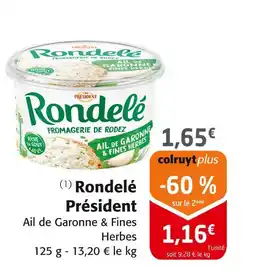 Colruyt Président Rondelé offre