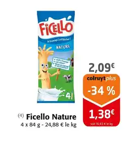 Colruyt Ficello Ficello Nature offre
