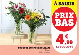 Bi1 Bouquet composé holidays offre
