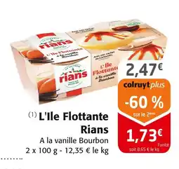 Colruyt Rians L'Ile Flottante offre