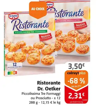 Colruyt Dr. Oetker Ristorante offre