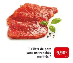 Colruyt Filets de porc sans os tranchés marinés offre