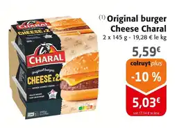 Colruyt Charal Original burger Cheese offre