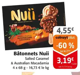 Colruyt Nuii Bâtonnets Nuii offre