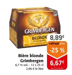 Colruyt Grimbergen Bière blonde offre