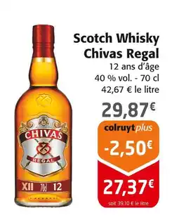 Colruyt Chivas Regal Scotch Whisky offre